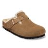 Birkenstock Boston Shearling Suede - Dark Tea